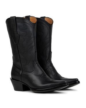 Santa Bárbara Bota De Res Negro